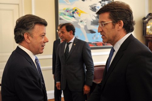 Feijóo plantea proyectos conjuntos con Colombia en naval e infraestructuras