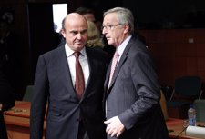 De Guindos y Juncker en Bruselas