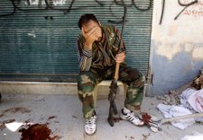 Combates entre las fuerzas gubernamentales y los rebeldes en Siria