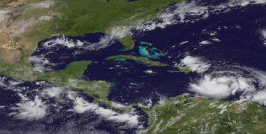 Foto: La tormenta tropical 'Isaac' se dirige a República Dominicana y Haití (HANDOUT . / REUTERS)