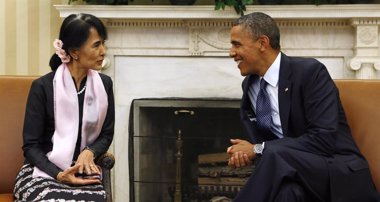 Foto: Obama recibe a la opositora birmana Suu Kyi en la Casa Blanca (REUTERS)
