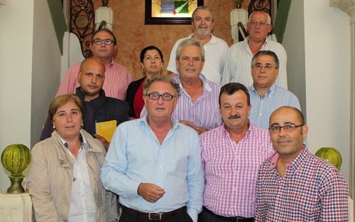 Alcaldes afectados por el temporal en Almería 