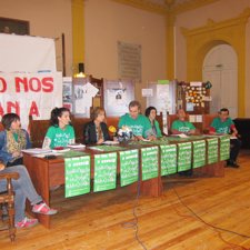 Rueda de prensa de esta mañana de la Plataforma por la Escuela Pública