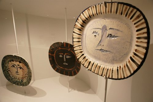 Piezas expuestas en 'Cerámicas de Picasso. Un regal de Jacqueline a Barcelona'