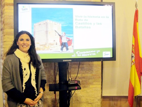 Ángeles Férriz durante la presentación de la iniciativa 'Conoce tu provincia'