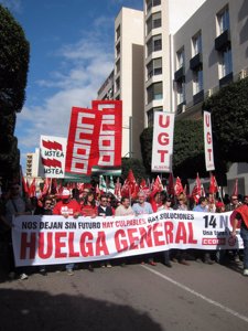 Manifestación del 14N en Almería 