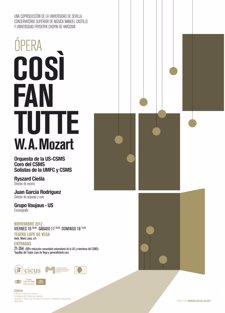Una nueva versión de 'Così fan tutte' llega al Teatro Lope de Vega