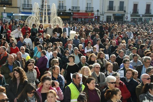 Manifestación en Tomelloso