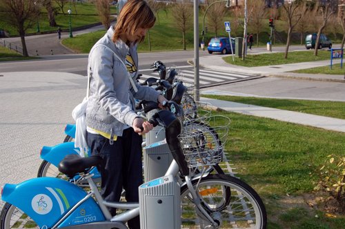 Bicis de alquiler en el campus