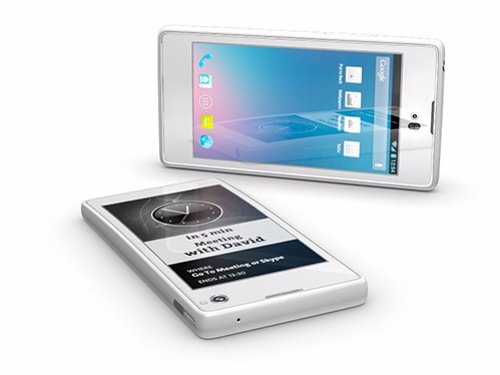 Yotaphone, un 'smartphone' con pantalla LCD por un lado y e-ink por otro