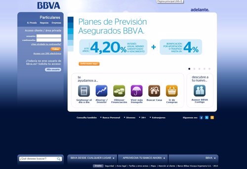 Web De BBVA