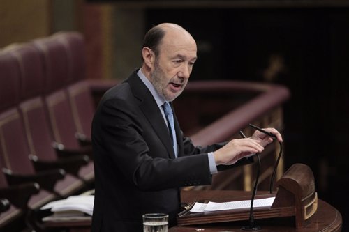 Alfredo Pérez Rubalcaba en el Congreso