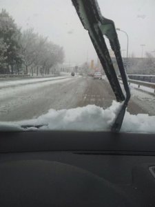 NIEVE EN CARRETERA, TRÁFICO, TEMPORAL
