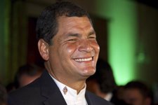 El presidente de Correa, Rafael Correa