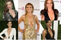 Las celebrities apuestan por los escotes de vértigo