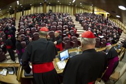 Cardenales preparando el Cónclave