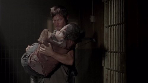Norman Reedus y Melissa McBride en 'The Walking Dead'