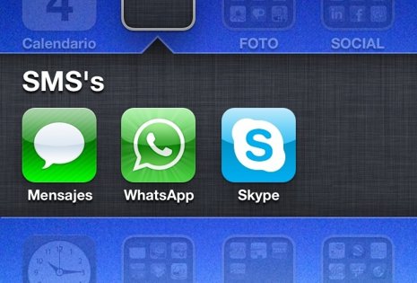 Pantallazo De Un Iphone Con La Aplicación Whatsapp