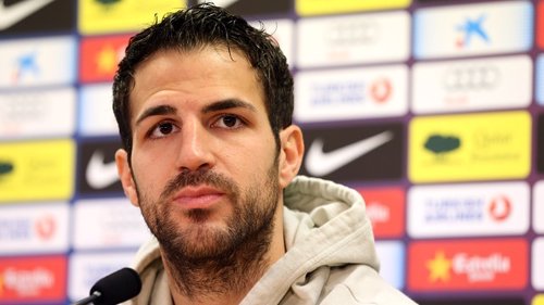 El jugador del FC Barcelona Cesc Fàbregas