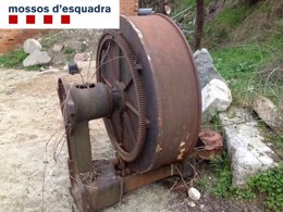 La máquina panificadora recuperada en Tarragona