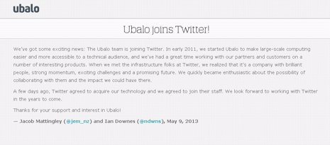 Ubalo, la nueva adquisición de Twitter