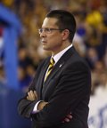 Foto: Pedro Martínez: "Es tontería hablar de 'play-offs' cuando el domingo podemos estar eliminados" (ACB PHOTO)