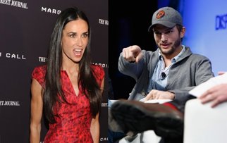 Demi Moore se las ingenia para "desplumar" a Kutcher
