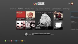 Foto: Deezer llega a Xbox 360 con control por voz y gestos gracias a Kinect (DEEZER)