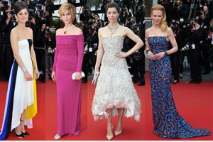 Nuevos colores protagonistas del Festival de Cannes mientras los famosos de prodigan su amor