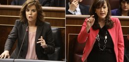 Foto: El PSOE echa en cara al Gobierno las críticas de Aznar y los barones y Santamaría le recuerda su crisis interna (EUROPA PRESS)