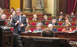 Foto: Mas asegura que la financiación que pactó el tripartito no redujo el déficit fiscal (EUROPA PRESS)