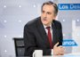 
                              Foto: El exministro Valeriano Gómez ofrece una conferencia en Guía de Isora (Tenerife) sobre economía y empleo