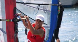 Foto: Blanca Manchón se retira "por precaución" de la Delta Lloyd Regatta (MANCHÓN PRENSA)