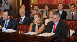 Foto: Gallardón dice de Botella que es una "extraordinaria alcaldesa" y que si quiere continuar contará con su apoyo (EUROPA PRESS/AYUNTAMIENTO DE MADRID)