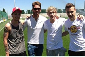 Sergio Ramos Y One Direction juntos 