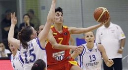 Foto: España abusa de Finlandia (92-28) en su primer partido de preparación para el Europeo (ALBERTO NEVADO/FEB)