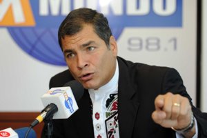 Correa 'no cree' en el matrimonio homosexual