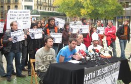 Foto: La Audiencia Nacional estudia hoy si juzga a los cuatro acusados de lanzar tartas a Barcina (EUROPA PRESS)