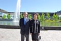 La delegación del Gobierno chino visita la sede de Telefónica en Madrid