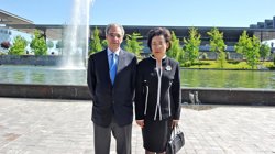 Foto: La delegación del Gobierno chino visita la sede de Telefónica en Madrid (CEDIDA)