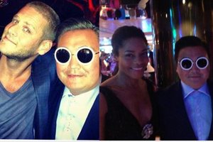 Un imitador de Psy se cuela en Cannes con mucho éxito