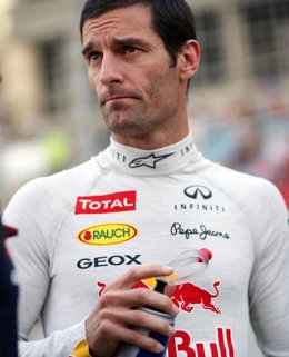 Foto: Webber (Red Bull): "Salir desde segunda línea no está tan mal" (RED BULL)