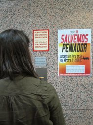Foto: A oposición ve a concentración en defensa de Peinador como a materialización "da guerra partidista" de Caballero (EUROPA PRESS/REMITIDO)