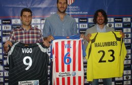 Foto: Malumbres, Val y Vigo llegan al BM Atlético para "pelear por la primera plaza" (BM ATLÉTICO DE MADRID)