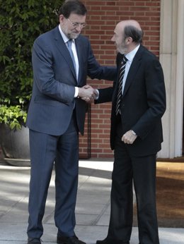 Foto: Rajoy y Rubalcaba escenificarán este jueves en Moncloa su acuerdo sobre la UE (EUROPA PRESS)