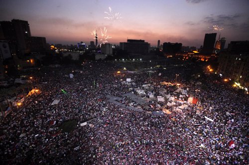 Plaza Tahrir en Egipto