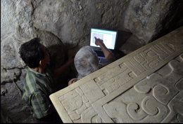 Foto: Realizan un 'electrocardiograma' a la pirámide de Palenque (INAH)
