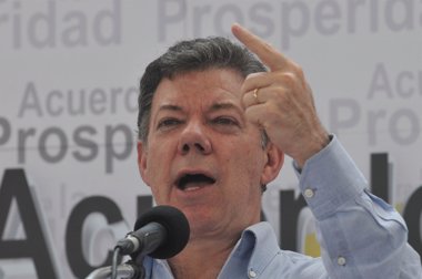 Foto: Santos: "No vamos a negociar nuestro Estado de derecho" con las FARC (EUROPA PRESS/PRESIDENCIA DE COLOMBIA)