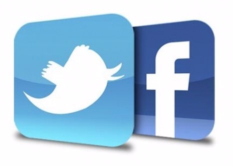 Icono Twitter y facebook