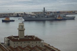 La fragata británica HMS Westminster llega a Gibraltar 